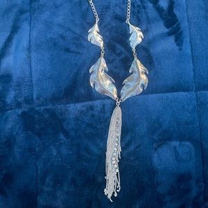 Silver Feather Neck Adornment